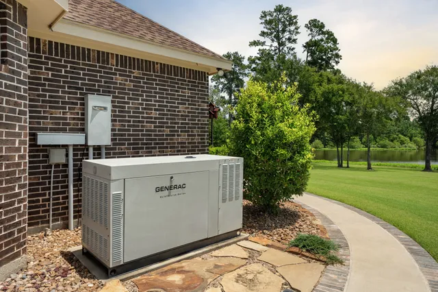 a view of a pathway of a building
