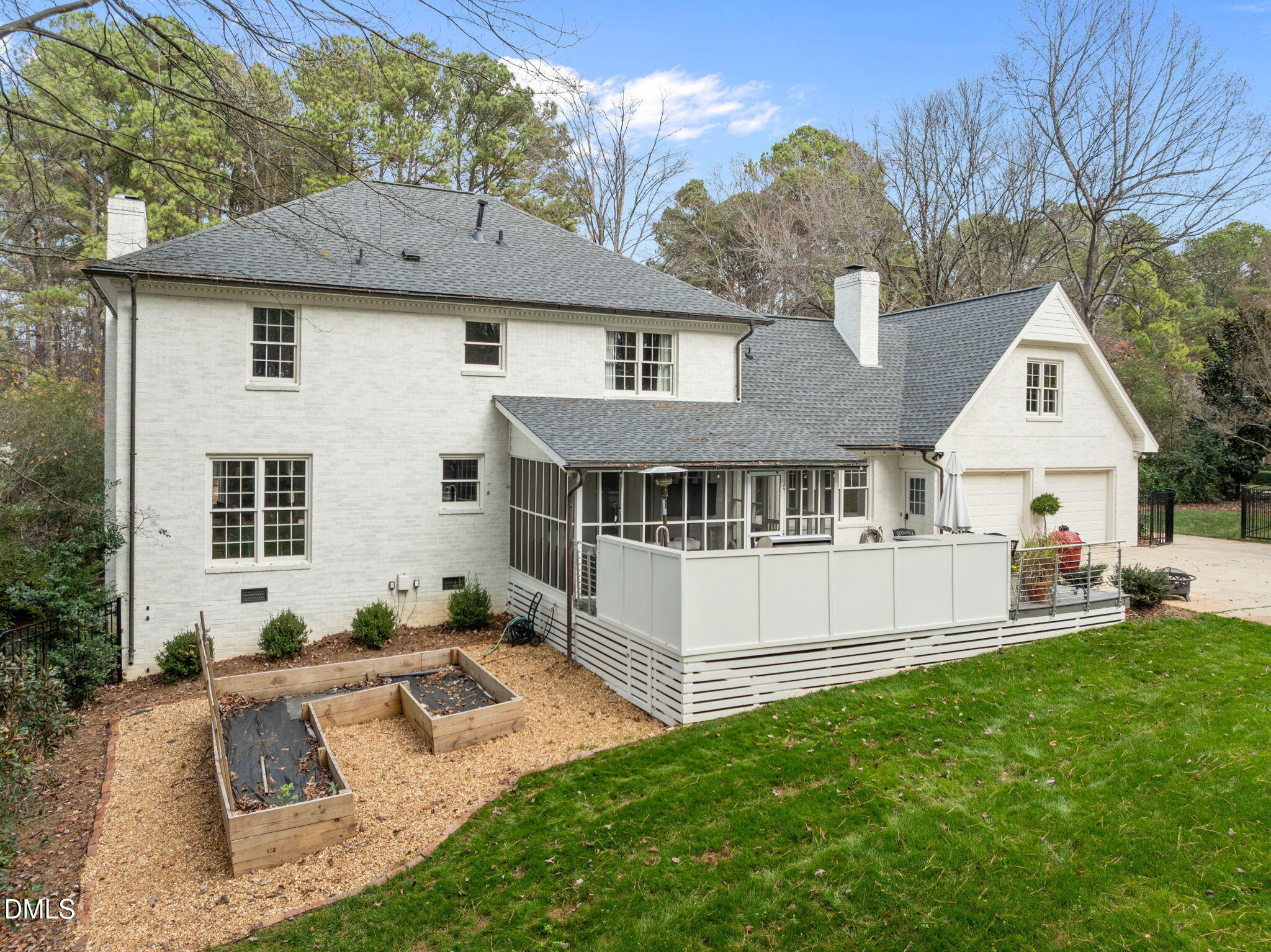1120 Queensferry Road Cary, NC 27511 - Photo 48 of 62 a front view of a house with garden
