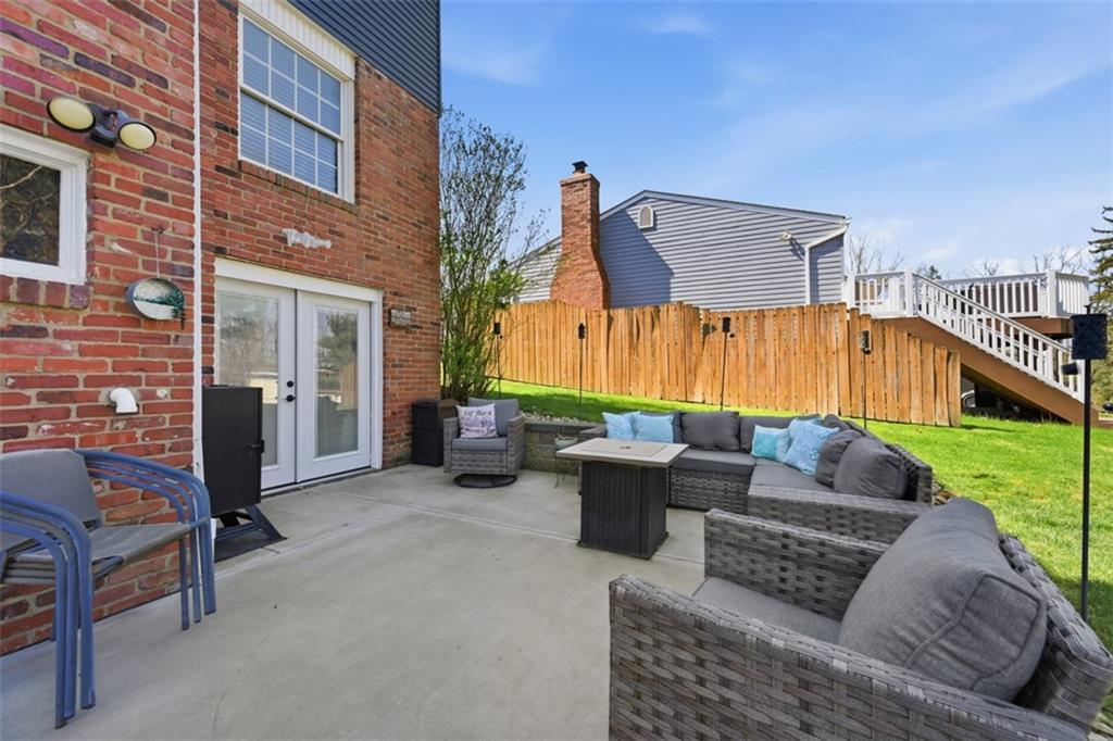 2928 Kings Mill Road Bethel Park, PA 15102 - Photo 34 of 40 Outdoor Concrete Patio Area