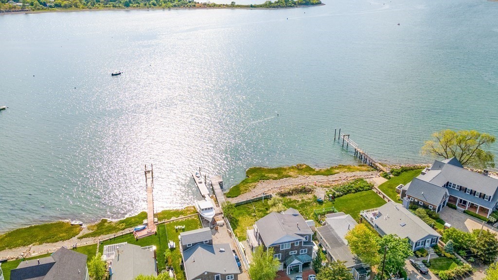 111 Wompatuck Road Hingham, MA 02043 - Photo 27 of 33 a aerial view of a house with a swimming pool