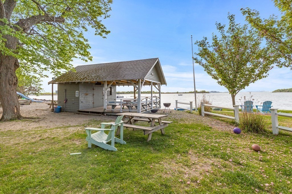 111 Wompatuck Road Hingham, MA 02043 - Photo 28 of 33 a view of a house with backyard porch and sitting area