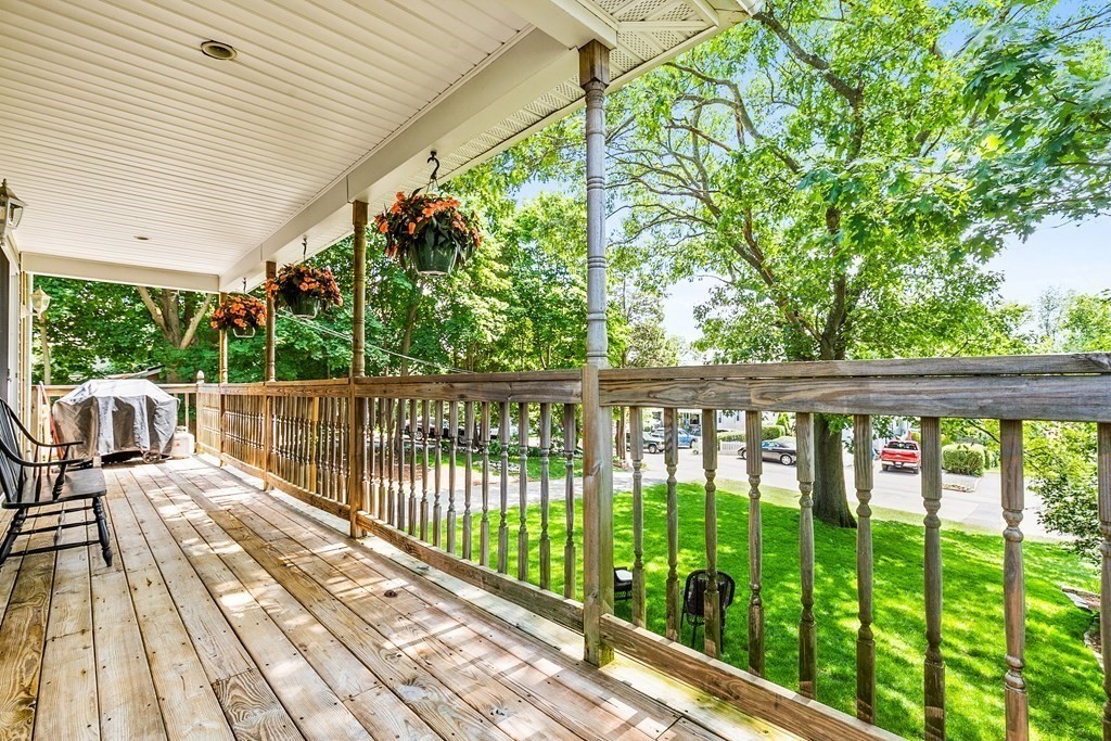 111 Wompatuck Road Hingham, MA 02043 - Photo 3 of 33 a view of balcony with wooden floor and fence