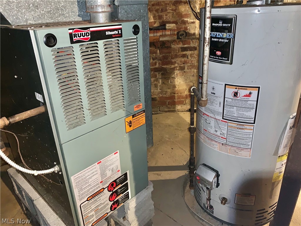9198 Tallmadge Road Diamond, OH 44412 - Photo 27 of 35 Furnace & Newer Hot Water Tank