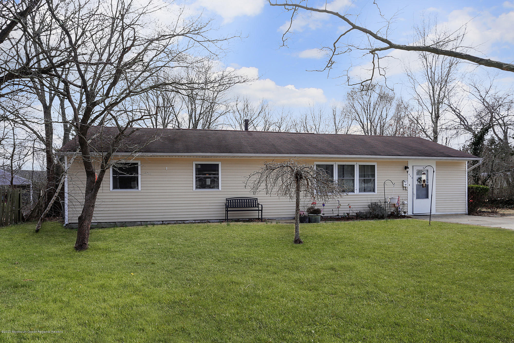 444 Alfred Road Toms River, NJ 08757 - Photo 1 of 13 a front view of a house with a yard and garage