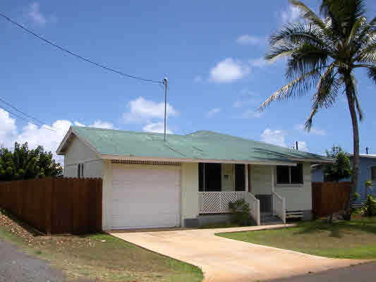 4896 Nunu Road Kapaa, HI 96746 - Photo 10 of 10 a front view of a house with a garden and yard