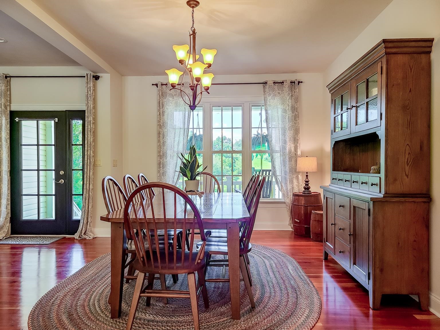 6089 Faughts Road Mount Crawford, VA 22841 - Photo 21 of 68 a view of a dining room with furniture window and wooden floor