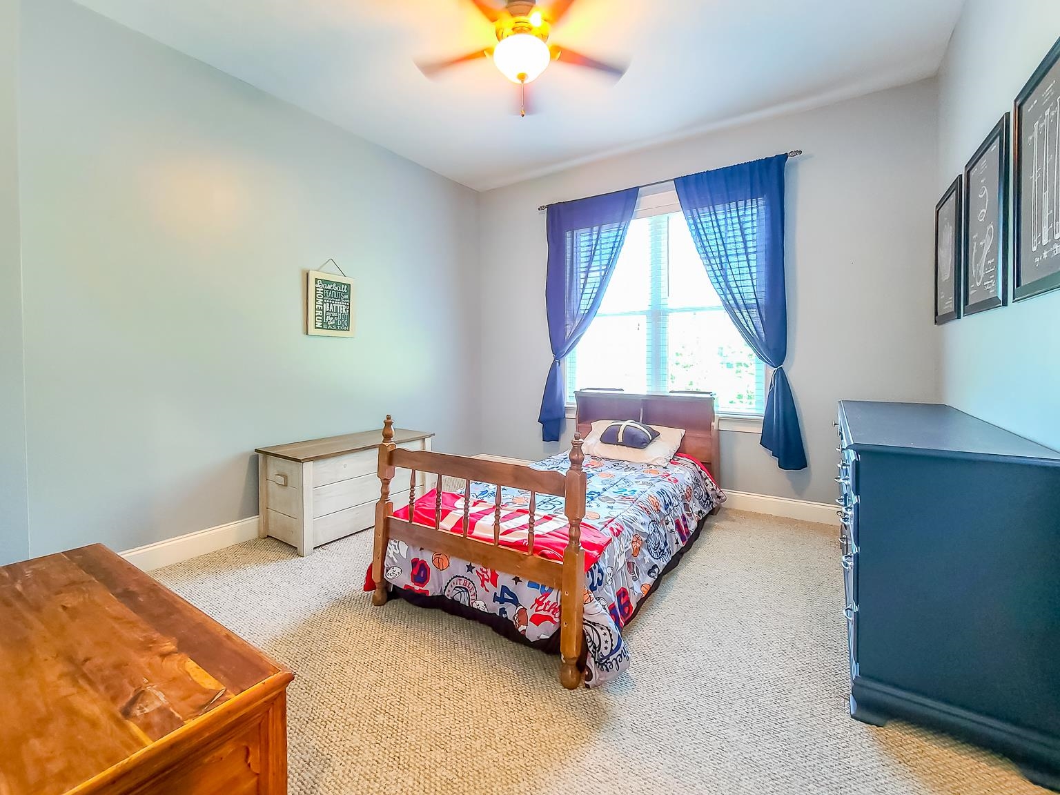 6089 Faughts Road Mount Crawford, VA 22841 - Photo 36 of 68 a bedroom with a bed and a dresser