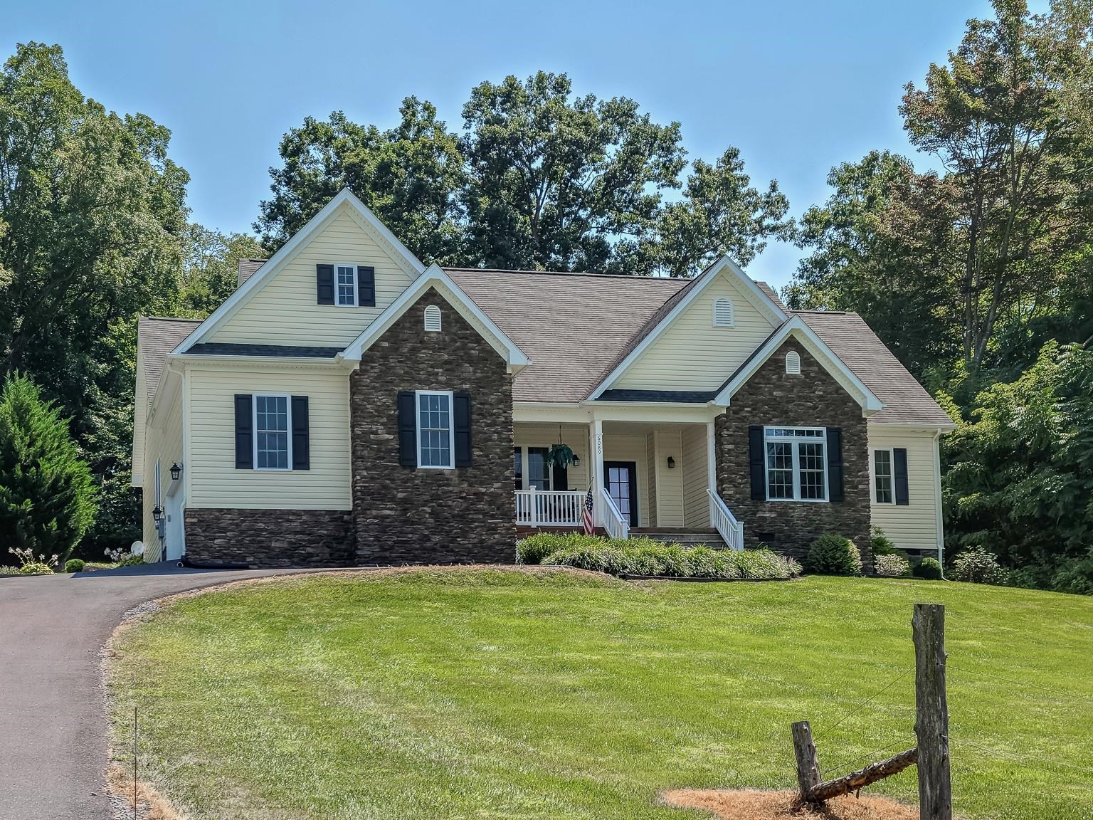 6089 Faughts Road Mount Crawford, VA 22841 - Photo 56 of 68 a front view of house with yard and green space