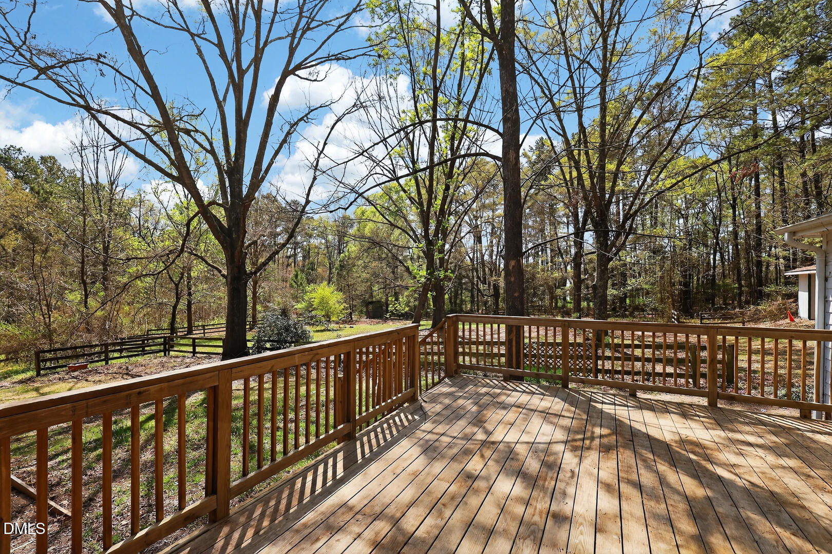 1620 Wait Avenue Wake Forest, NC 27587 - Photo 45 of 55 a view of a balcony with wooden fence and floor
