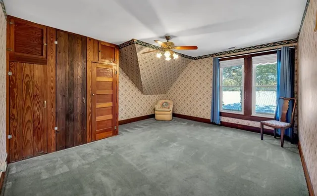a front view of a house with balcony