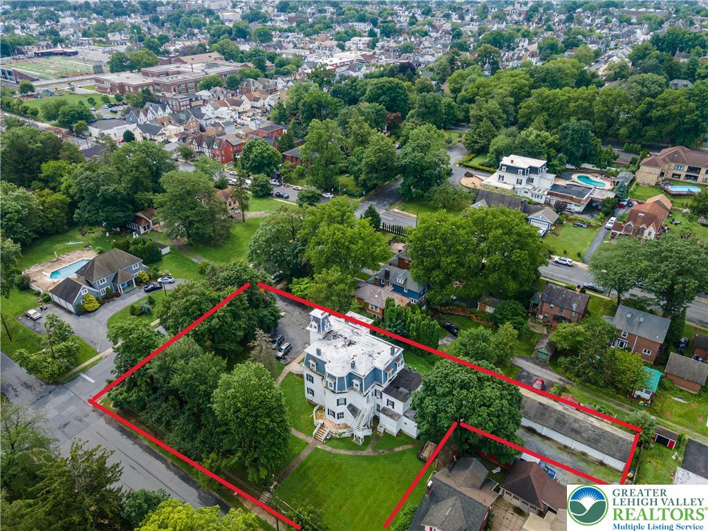 228 North 14th Street Easton, PA 18042 - Photo 10 of 12 an aerial view of a city