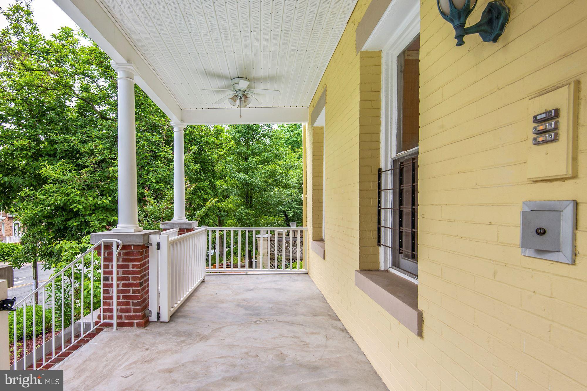 1933 Park Road Northwest Washington, DC 20010 - Photo 2 of 29 Front porch looking north