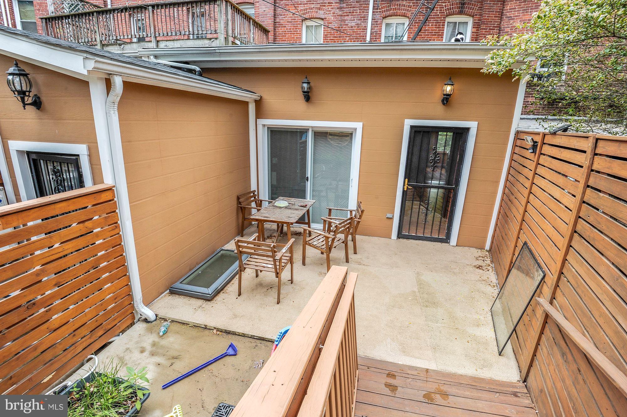 1933 Park Road Northwest Washington, DC 20010 - Photo 28 of 29 Rear view of home with deck