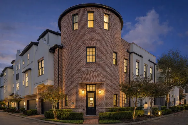 a front view of a building