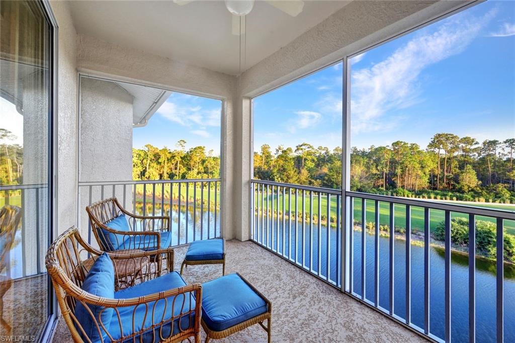 8680 Cedar Hammock Circle, Unit 142 Naples, FL 34112 - Photo 2 of 27 a view of a balcony with furniture