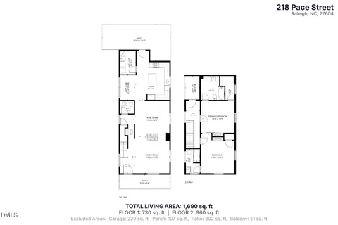 $800,000 | 218 Pace Street, Raleigh, NC 27604