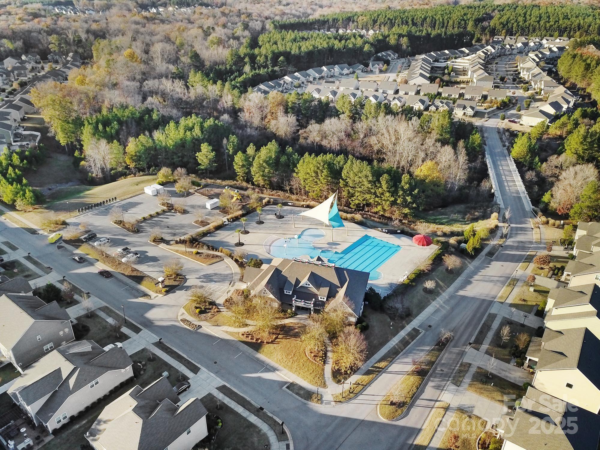 7721 Sea Turtle Way Lancaster, SC 29720 - Photo 45 of 46 an aerial view of residential houses with outdoor space
