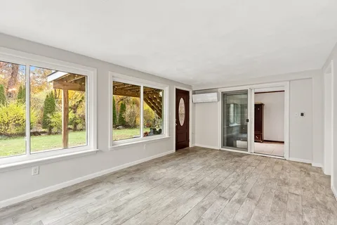 a view of an empty room with window