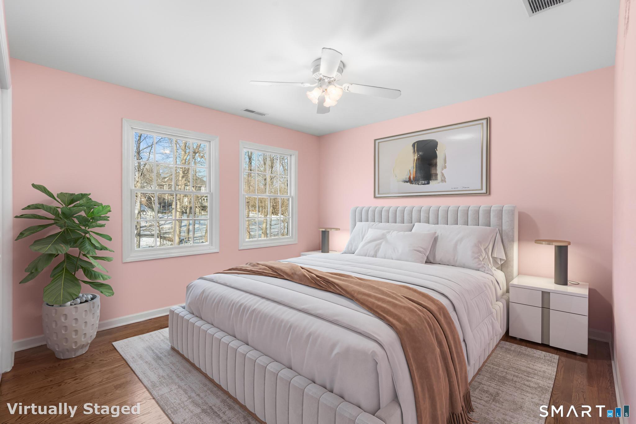 13 Surrey Lane Monroe, CT 06468 - Photo 24 of 40 a bedroom with bed and a potted plant