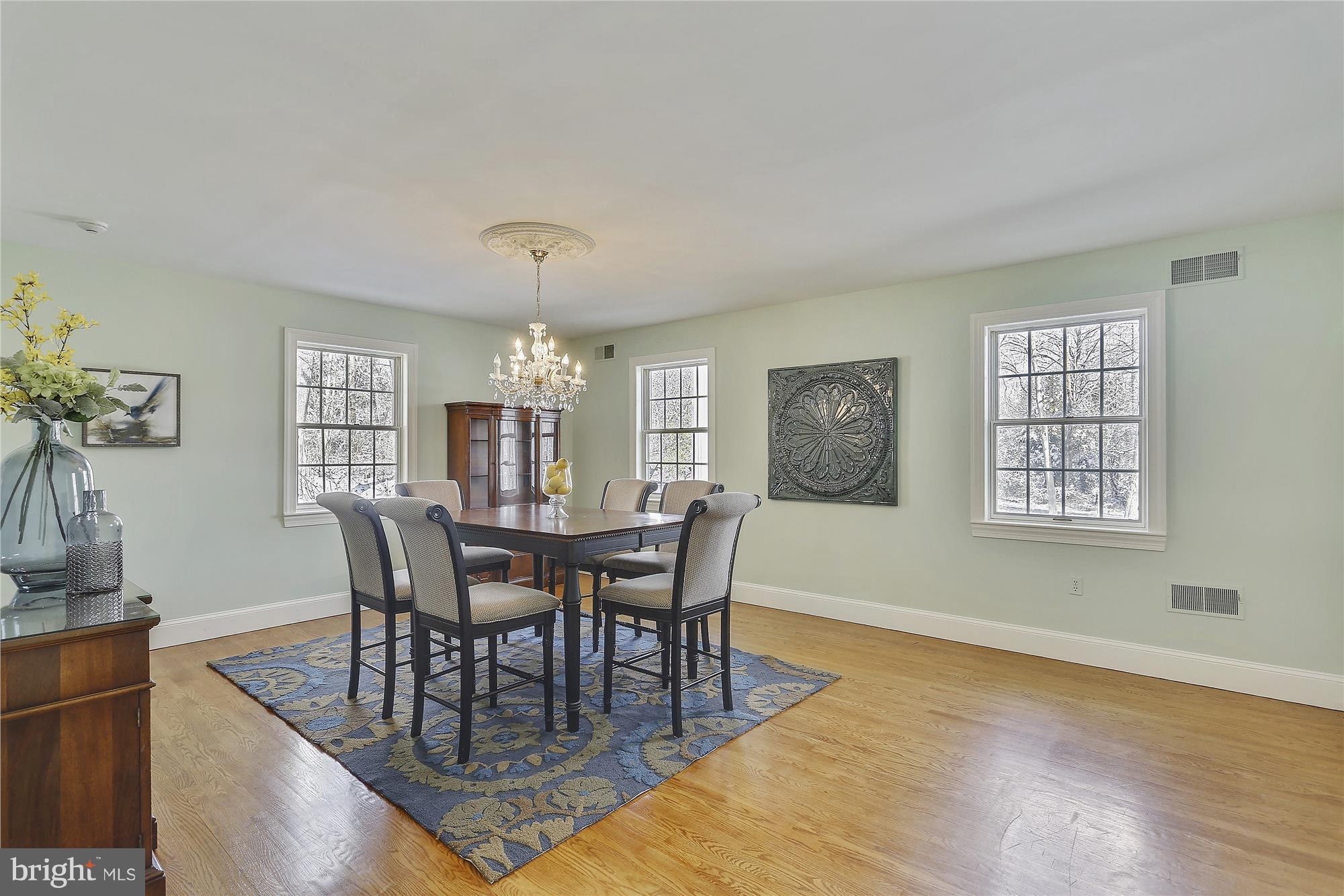 1711 Ashton Road Ashton, MD 20861 - Photo 7 of 30 a view of a dining room with furniture window and wooden floor