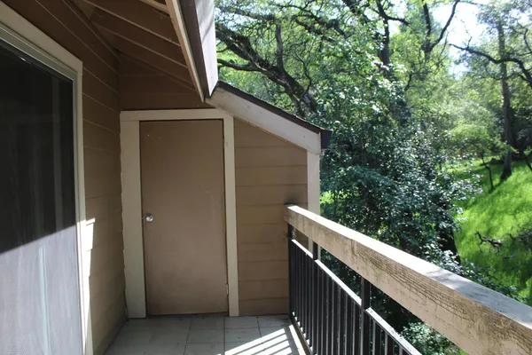 a view of outdoor space with seating