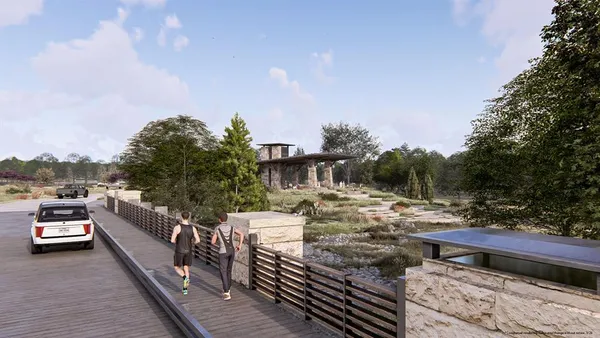 a view of a terrace with couches