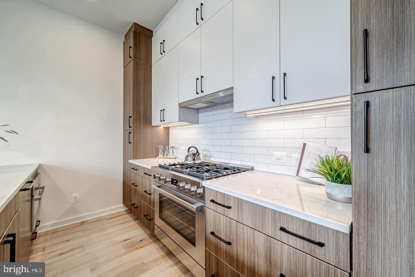 442.5 R Street Northwest, Unit B Washington, DC 20001 - Photo 8 of 25 Stunning Quartz Counters & 6-Burner Bosch Range