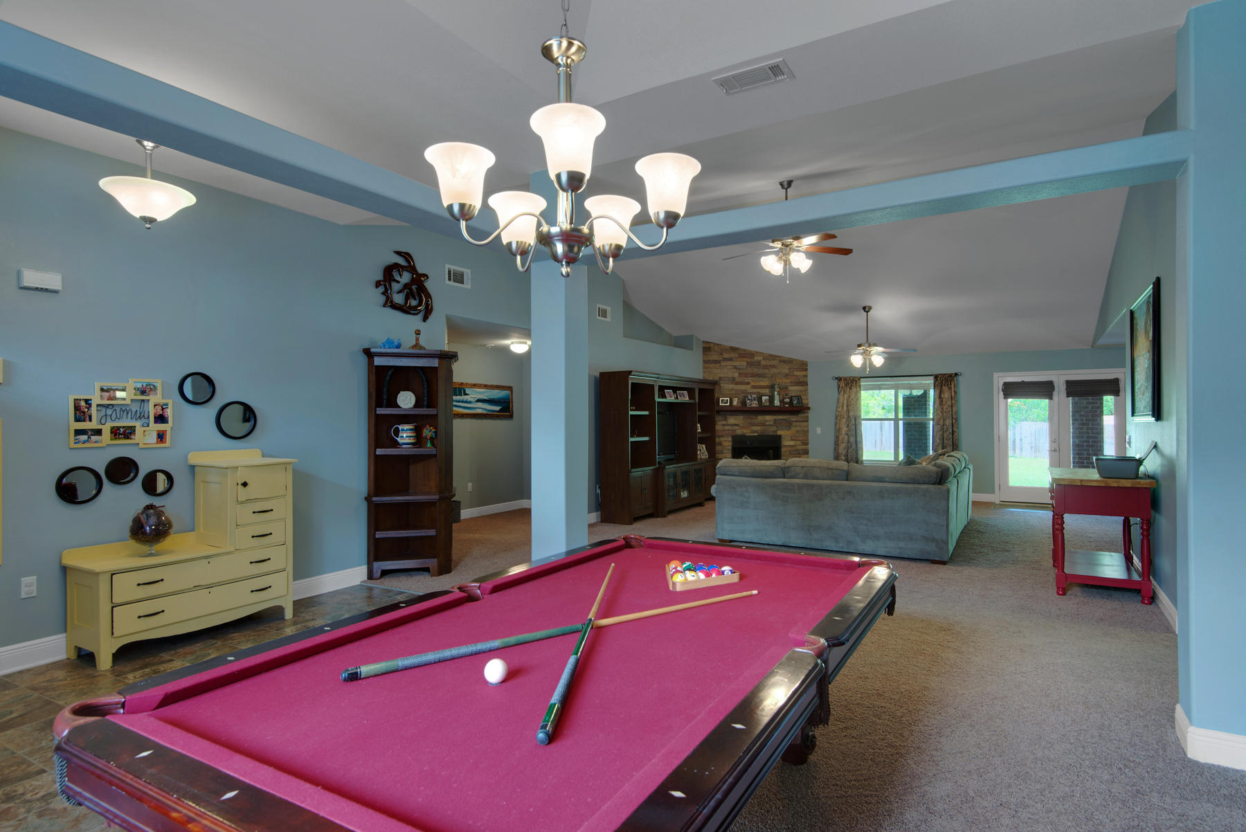 2383 Crescent Road Navarre, FL 32566 - Photo 6 of 48 a room with pool table and flat screen tv