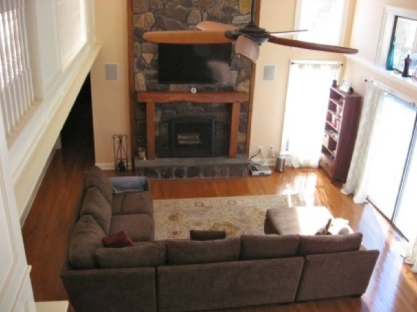 13 Diane Drive East Hampton, NY 11937 - Photo 4 of 7 a living room with furniture and a fireplace