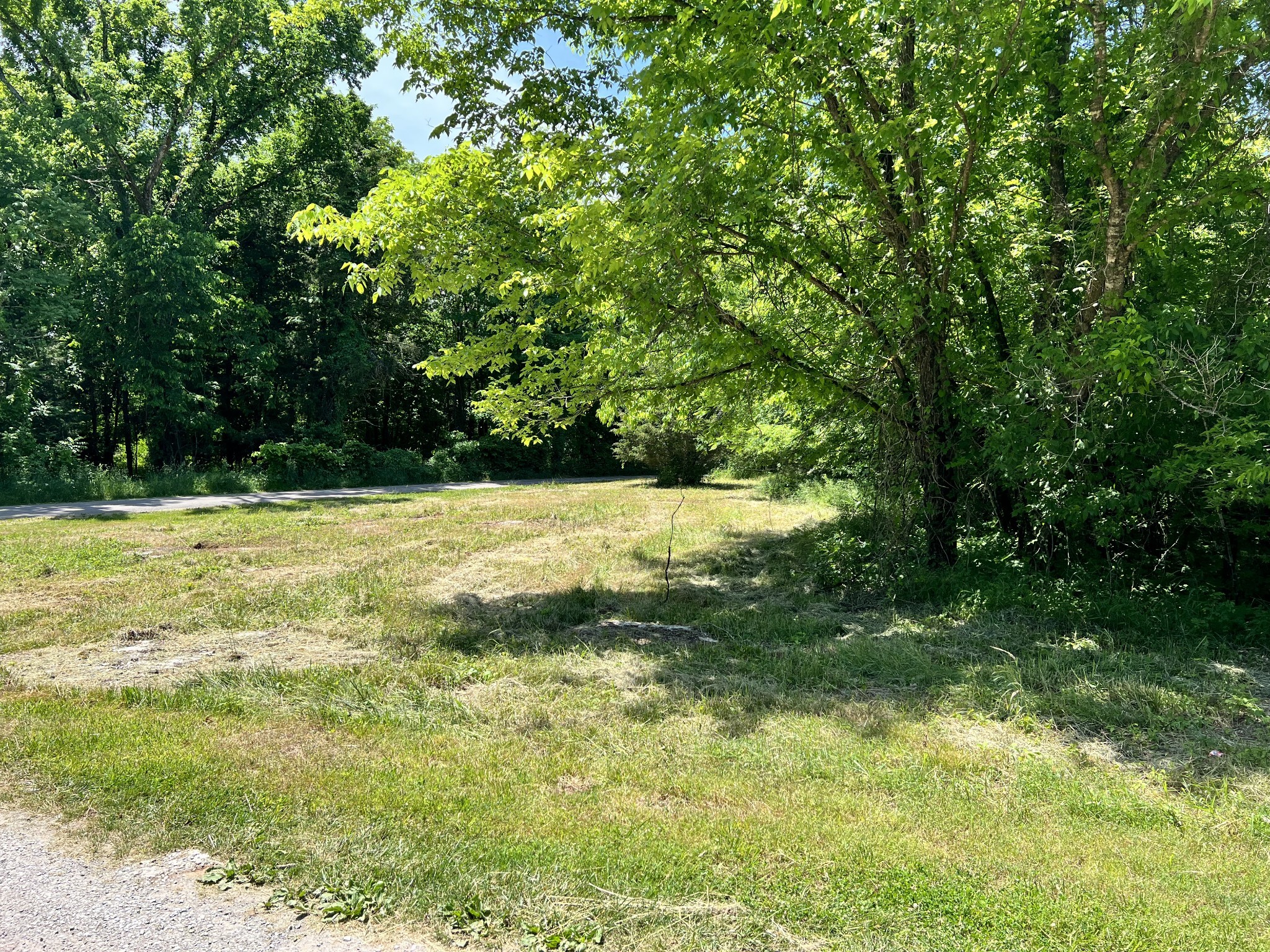 a view of outdoor space with a garden