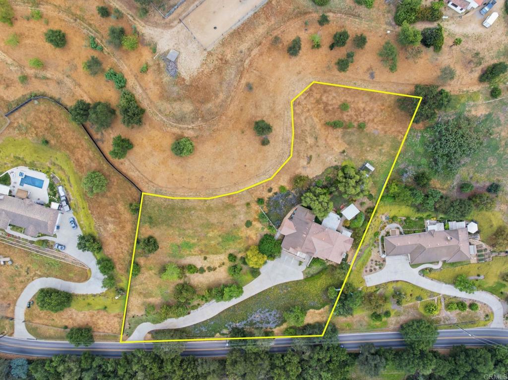 2596 Green Canyon Road Fallbrook, CA 92028 - Photo 71 of 74 an aerial view of residential houses with outdoor space