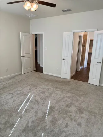 a view of a livingroom with an empty space