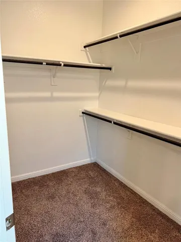 a close view of closet
