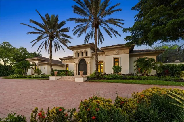 a view of a house with a garden