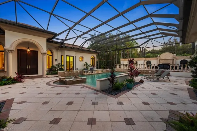 a view of a porch with furniture