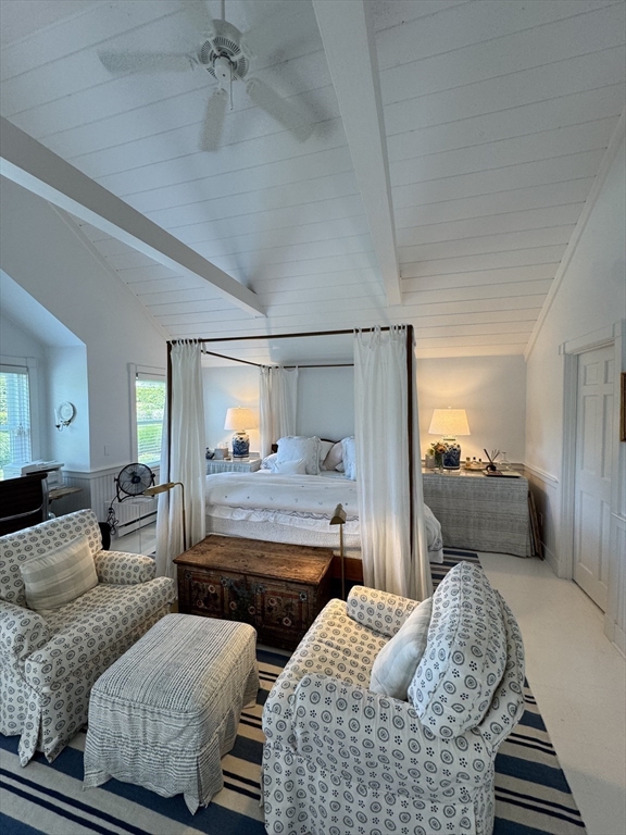 17 Burnell Street Nantucket, MA 02554 - Photo 18 of 24 a bedroom with furniture and a window