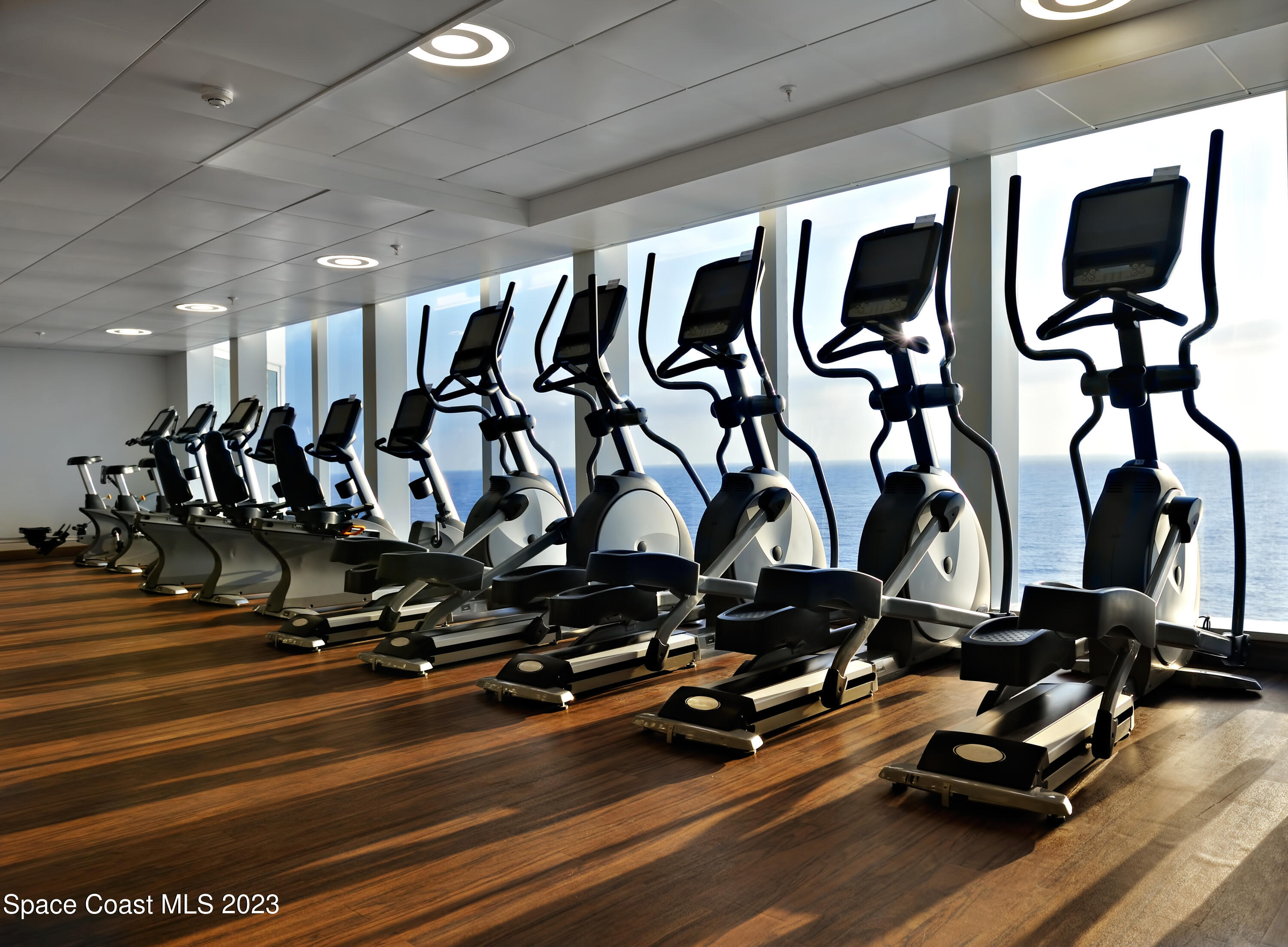 604 Highway A1a Satellite Beach, Unit 902 Satellite Beach, FL 32937 - Photo 11 of 18 a view of a room with gym equipment