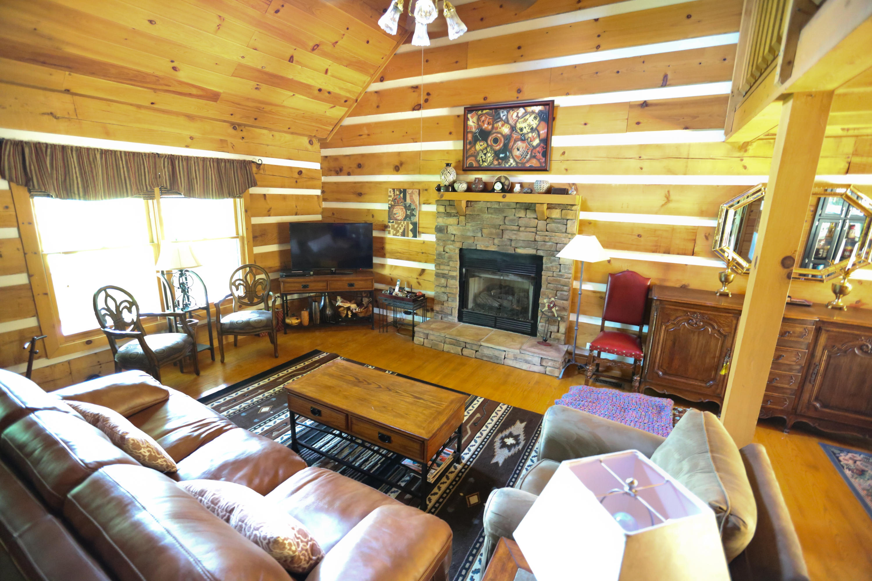 3679 Fox Ridge Road Louisville, TN 37777 - Photo 8 of 40 Great Room Has Cathedral Ceiling