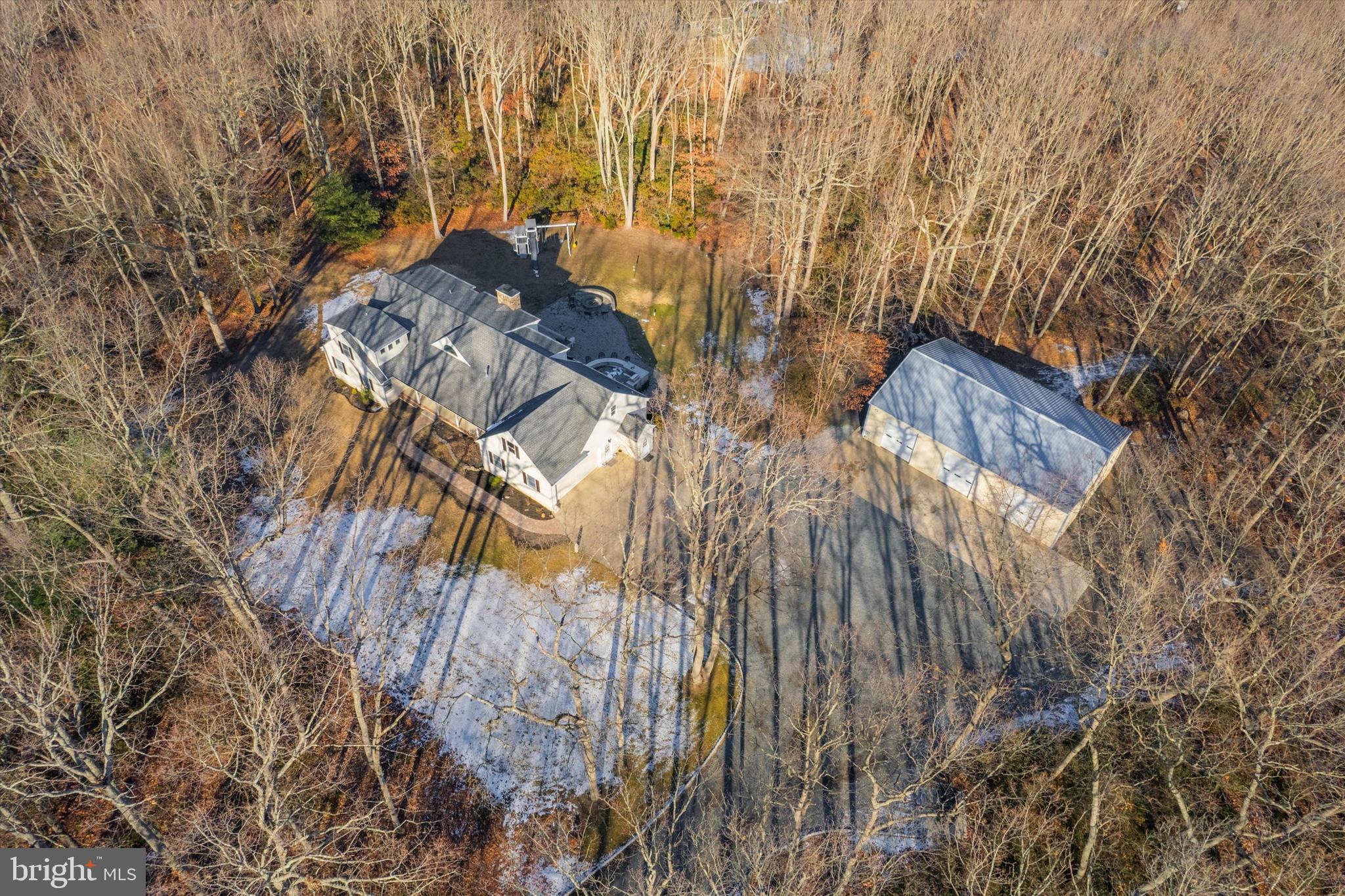 132 Hawkin Road New Egypt, NJ 08533 - Photo 42 of 42 a backyard of a house with lots of green space