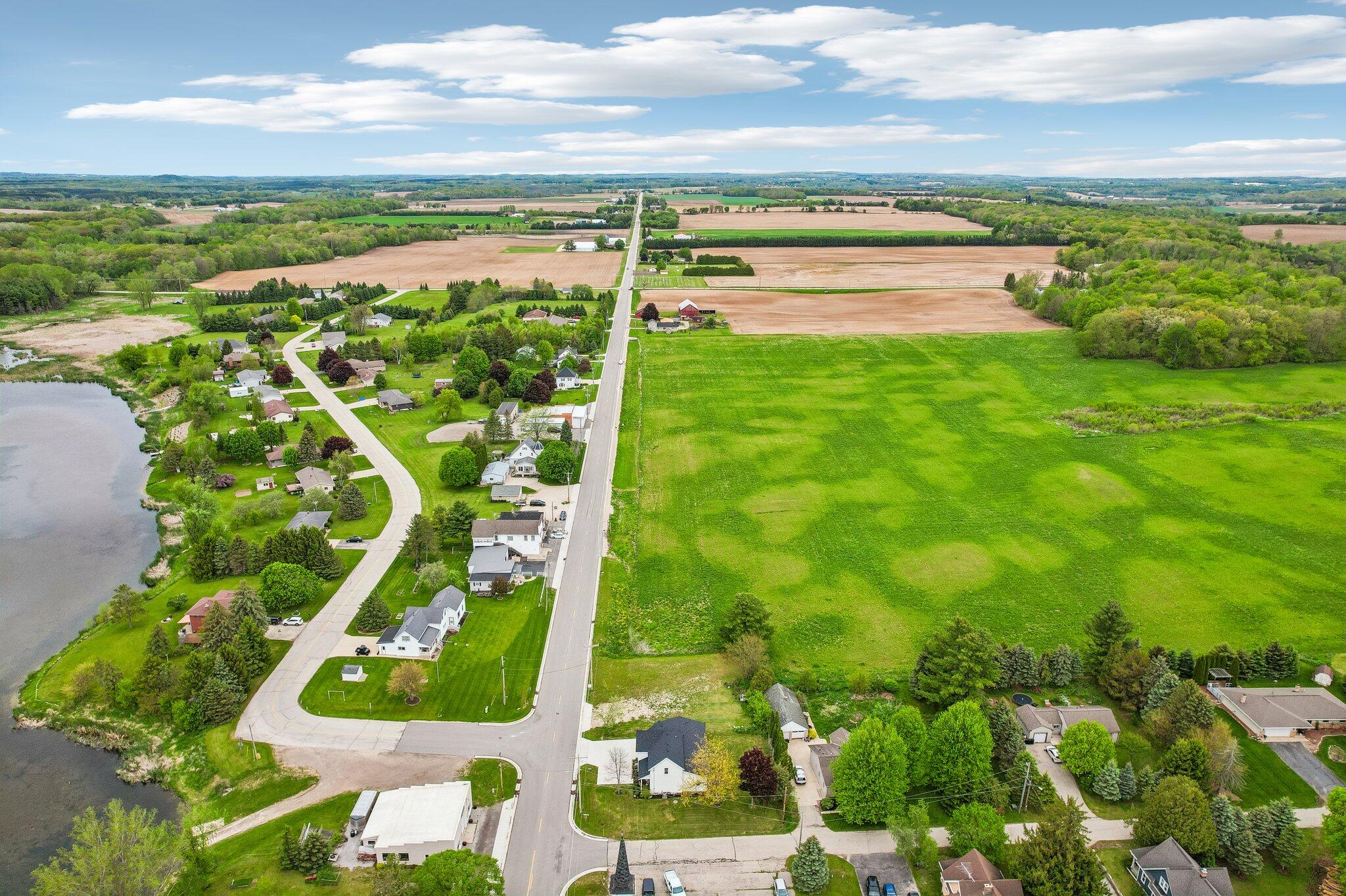 N1545 West County A Road Scott, WI 53001 - Photo 38 of 46 Drone Facing N