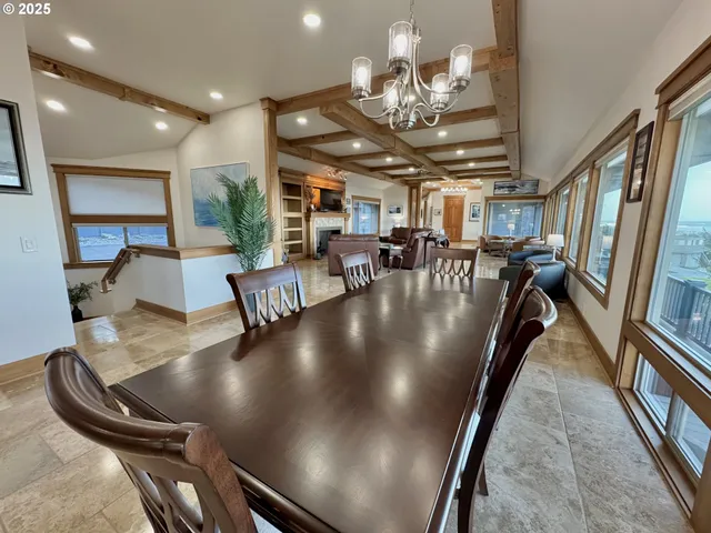 a kitchen with lots of counter top space