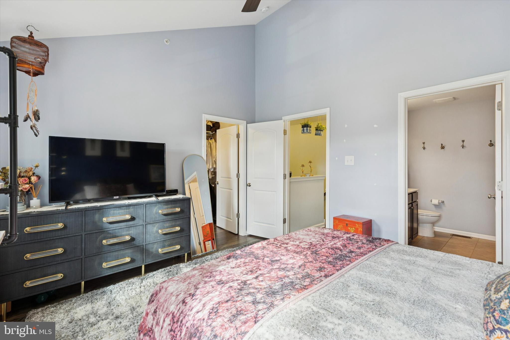 3711 Jacob Stout Road, Unit 5 Doylestown, PA 18902 - Photo 15 of 25 a bedroom with a bed and a flat screen tv