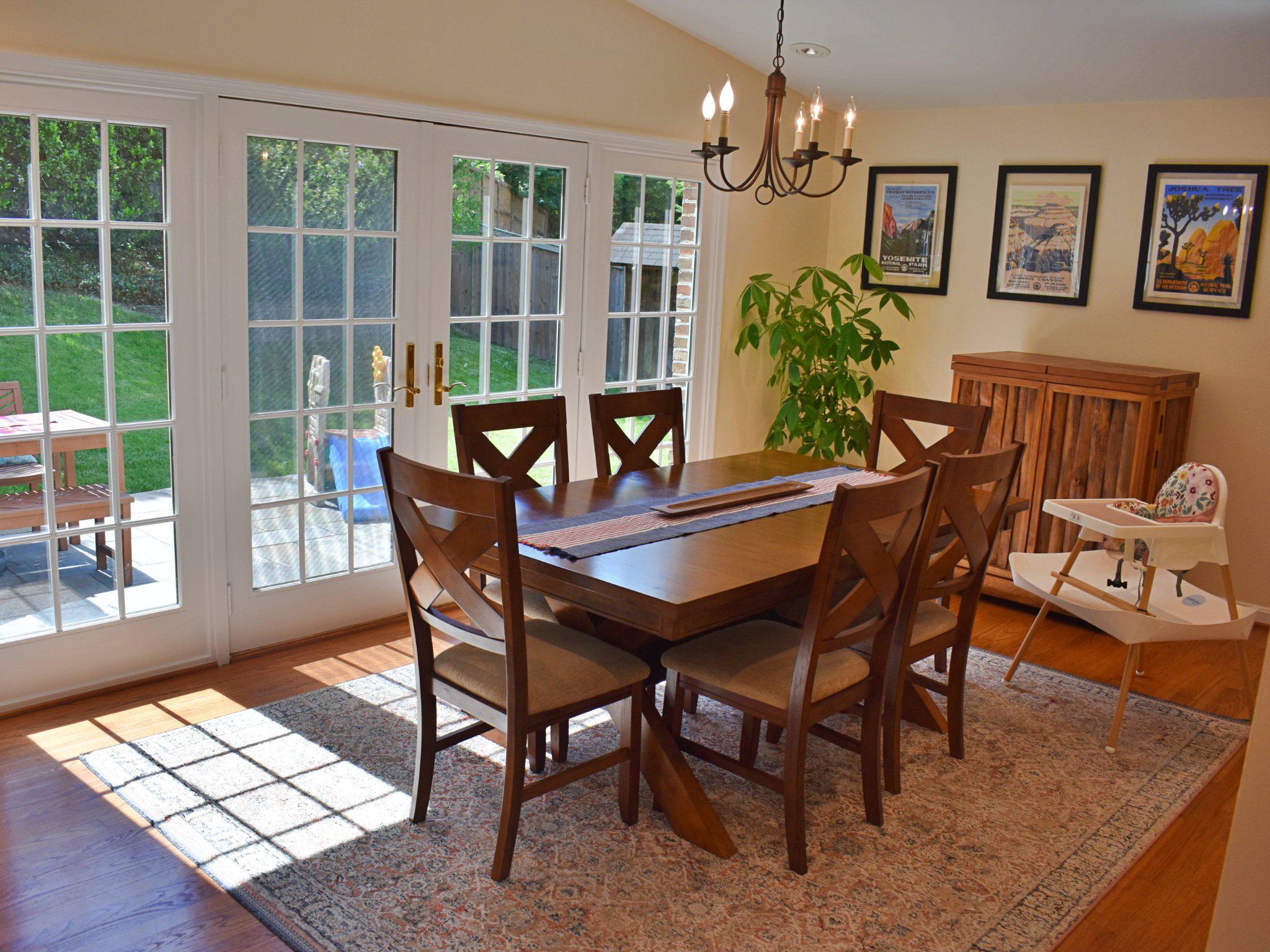 8097 Winding Way Court Springfield, VA 22153 - Photo 12 of 44 Elegant dining room with chandelier
