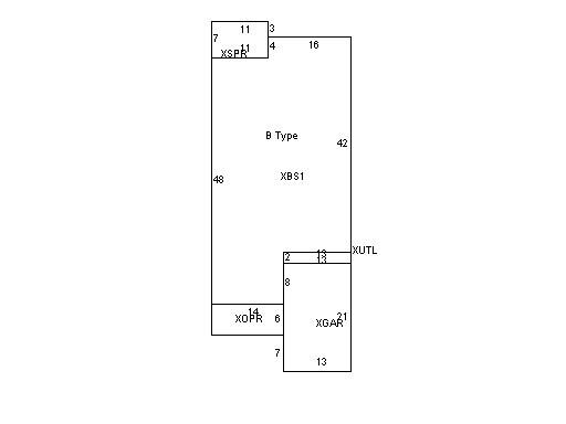 1815 East Sanderling Lane, Unit B Fort Pierce, FL 34982 - Photo 2 of 2 Floor Plan