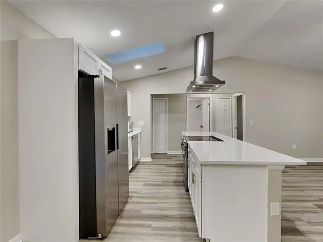 a very nice looking room with a large window