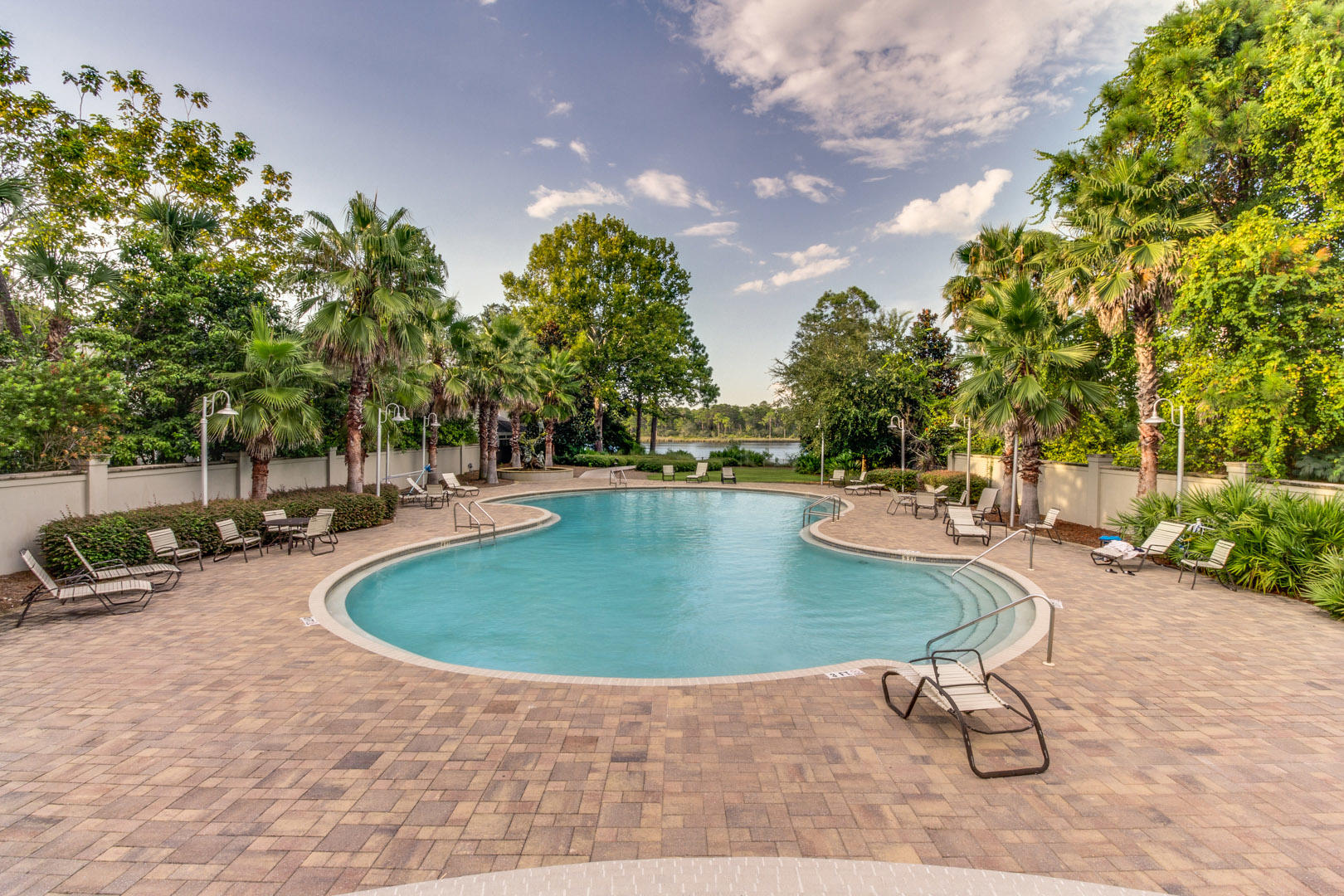 364 Grande Pointe Circle Inlet Beach, FL 32461 - Photo 29 of 33 a view of a swimming pool with a patio