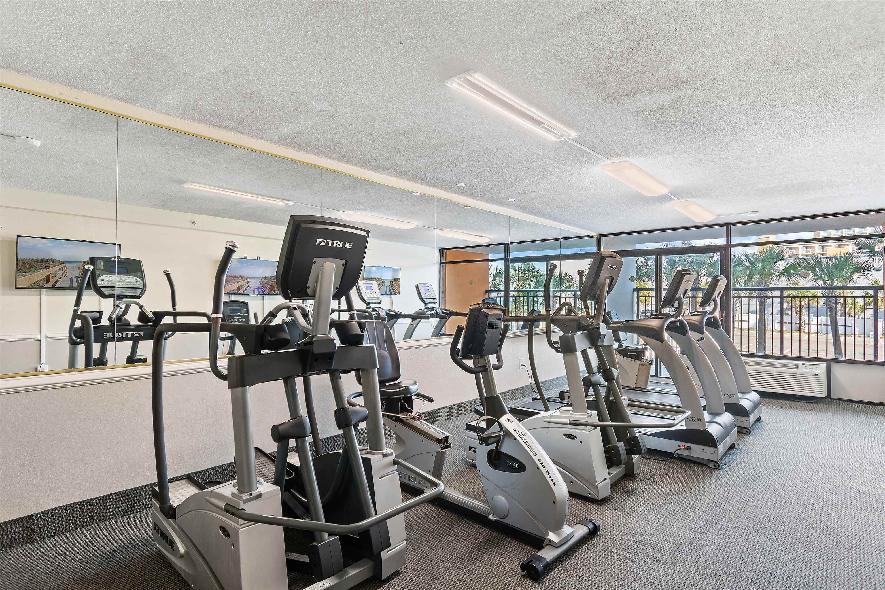 1501 South Ocean Boulevard, Unit 1237 Myrtle Beach, SC 29577 - Photo 40 of 40 Gym with a textured ceiling