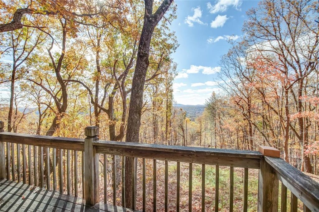 231 Lookout Ridge Road Cleveland, GA 30528 - Photo 19 of 20 a view of trees from a balcony