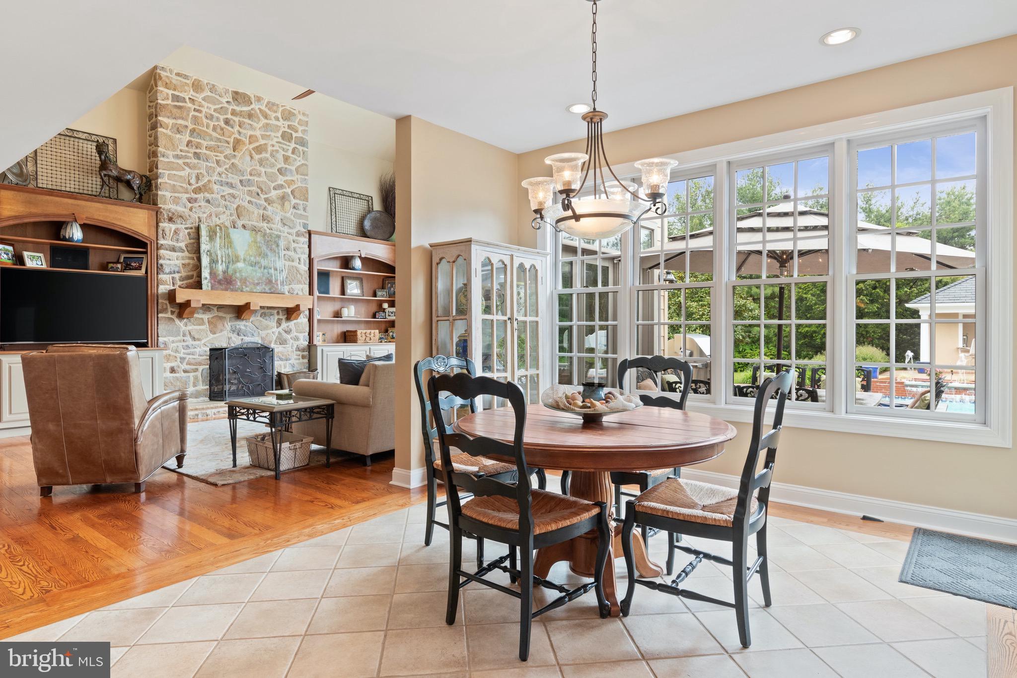 1860 Covered Bridge Road Malvern, PA 19355 - Photo 30 of 59 a view of a dining room with furniture window and outside view