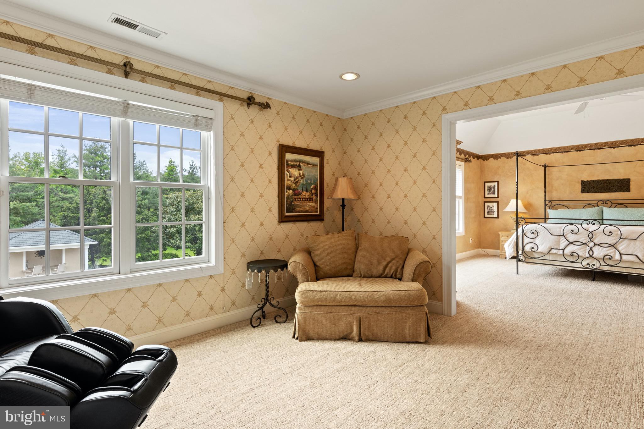 1860 Covered Bridge Road Malvern, PA 19355 - Photo 37 of 59 a living room with furniture and a large window